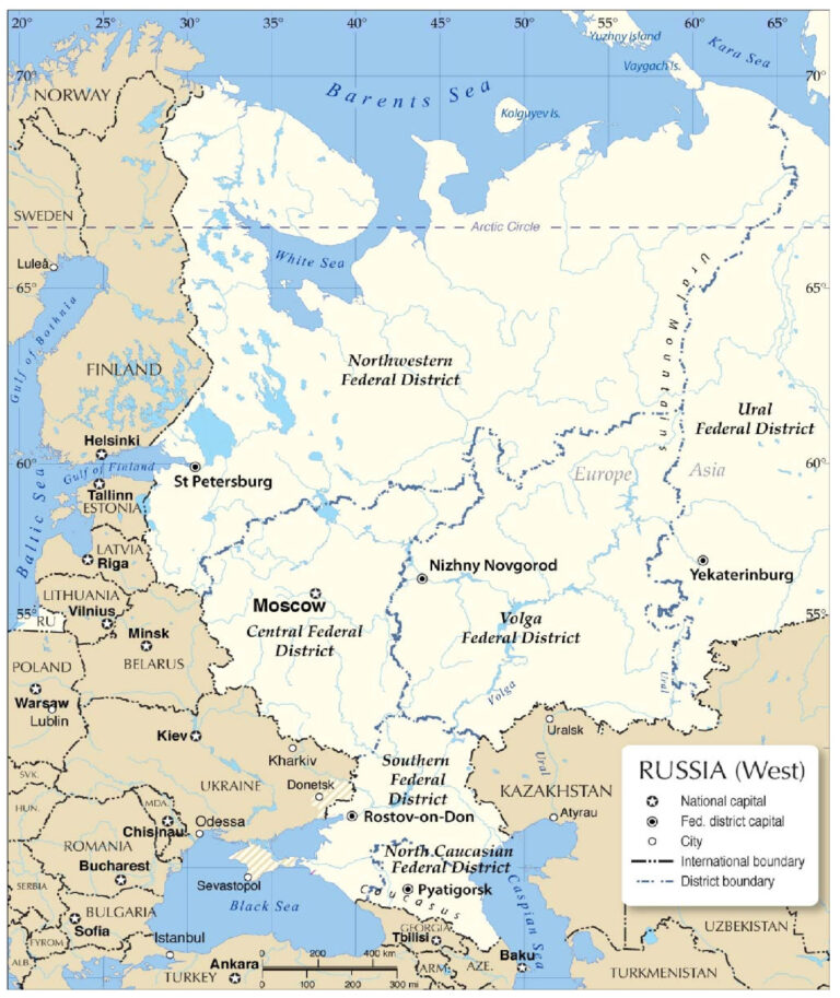 Russian Western Federal Districts | WikiSolver